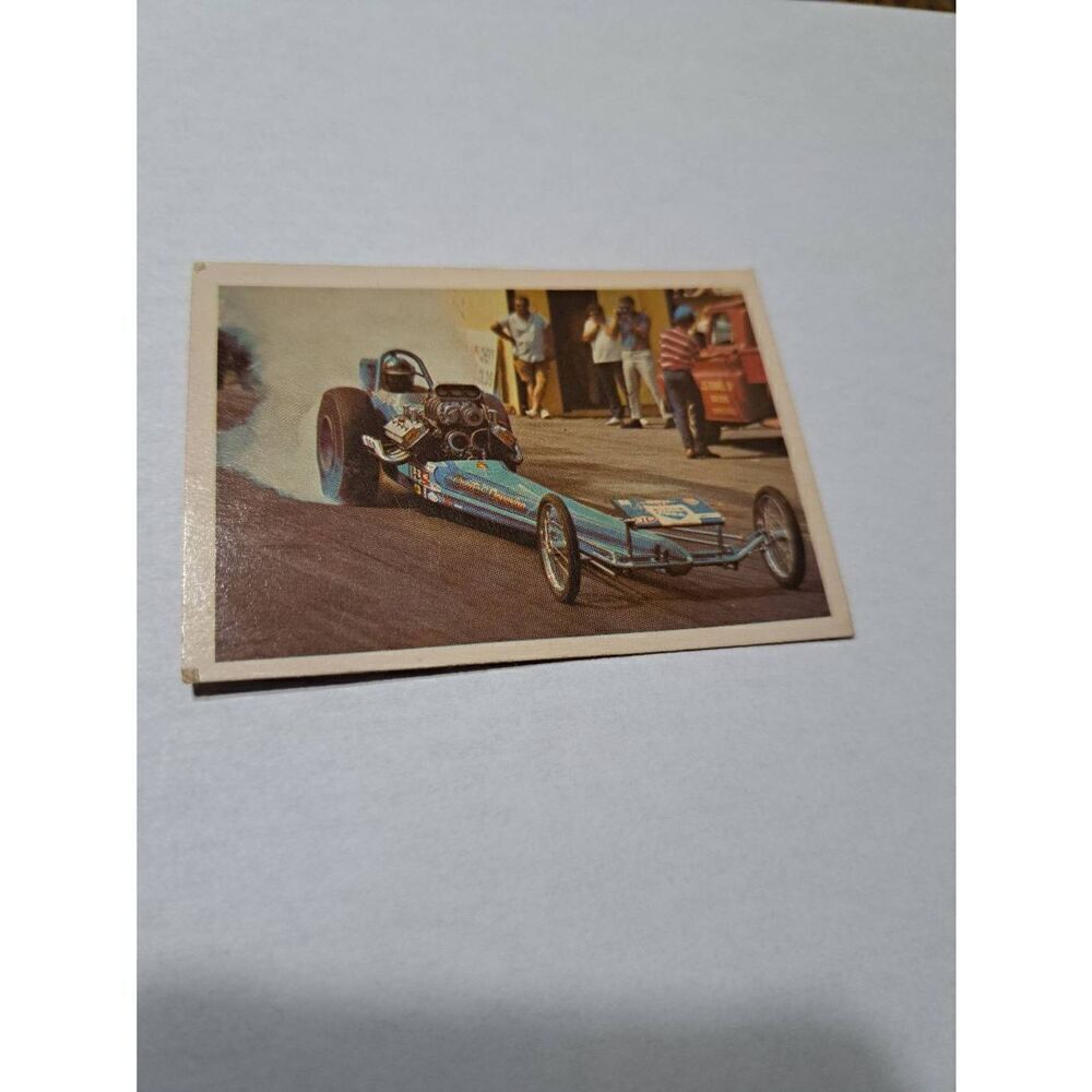 Vintage 1971 Fleer Crietz Donovan Top Fuel Dragster Drag Champs #36 Trading Card